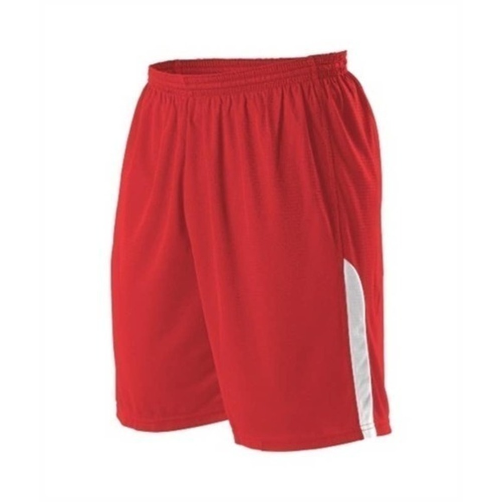 NBA Red White Youth Basketball Shorts - Unisex Kids / Boys Size XL
